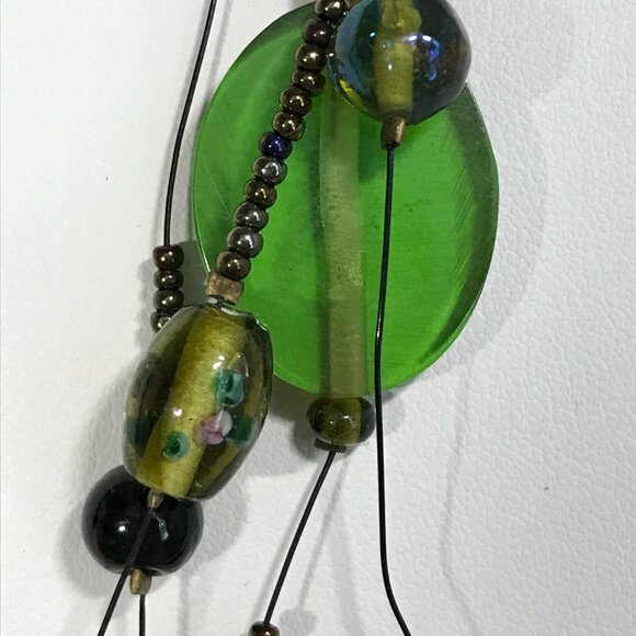 Four Strand Beaded Wire Necklace - Picture 4 of 6